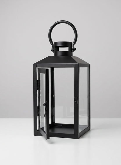 Black Monterey Lantern Decor Jamali Garden