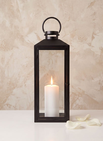 Black Monterey Lantern Decor Jamali Garden