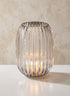 5in Tall Optical Clear Glass Votive Holder Decor Jamali Garden