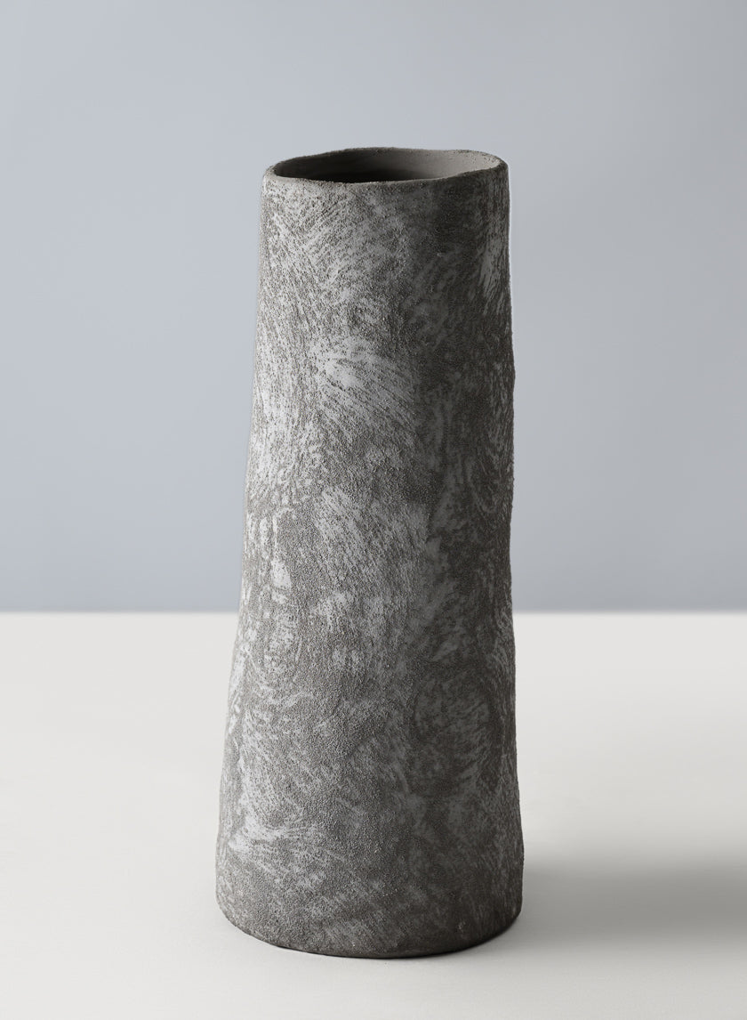 Iquitos Venetian Grey Ceramic Vase Decor Jamali Garden
