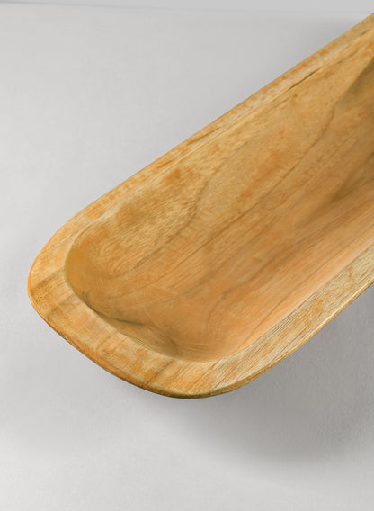 Padang Rectangular Wood Bowl Decor Jamali Garden