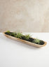 24in Long Padang Rectangular Wood Bowl Decor Jamali Garden