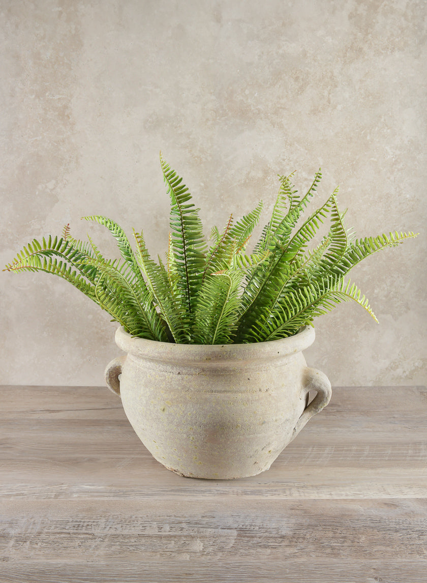Tunisian Handmade Calyx Pot with 2 Handles Decor Jamali Garden