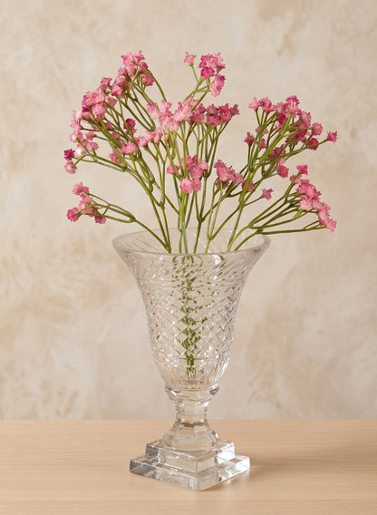 Harem Cut Work Crystal Glass Urn Decor Jamali Garden