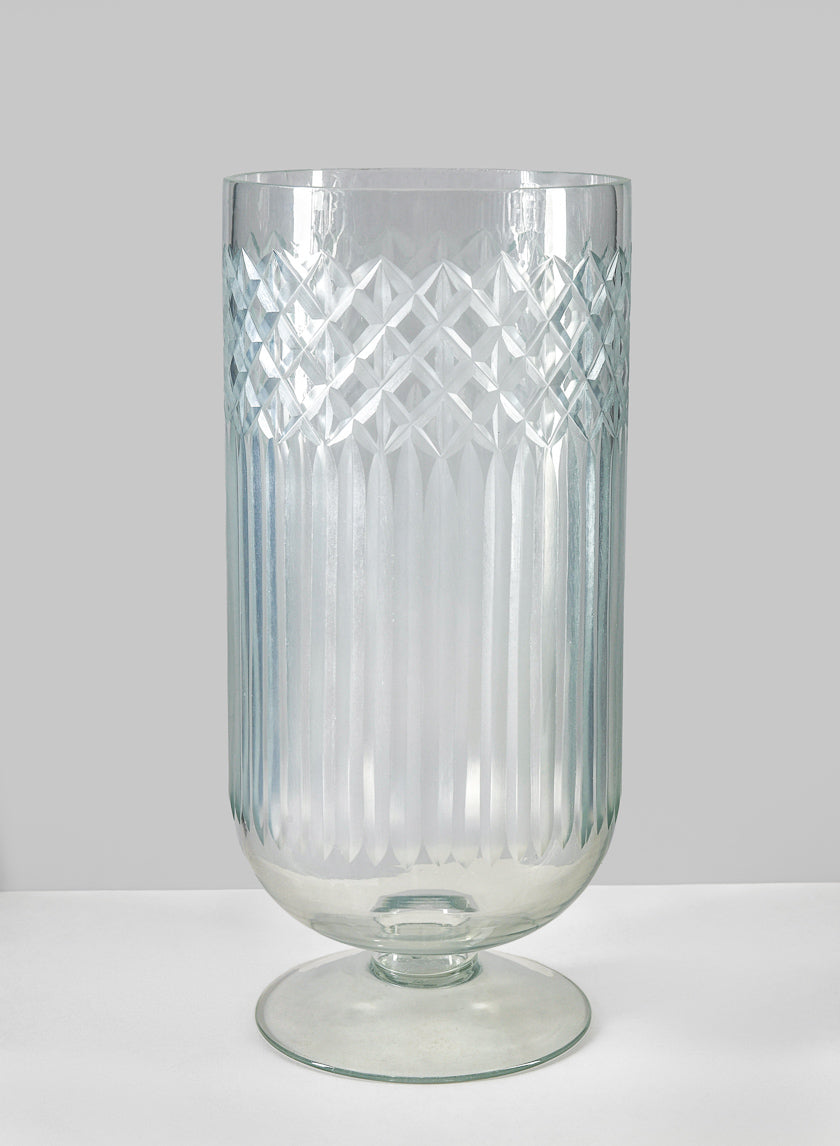 Harem Cut Work Hurricane Vase