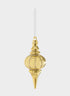 5in Gold Glittred Plastic Finial