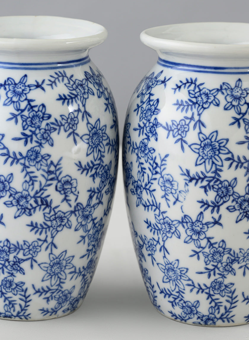 6in Tall Provence Ceramic Vase, Set of 2 Decor Jamali Garden