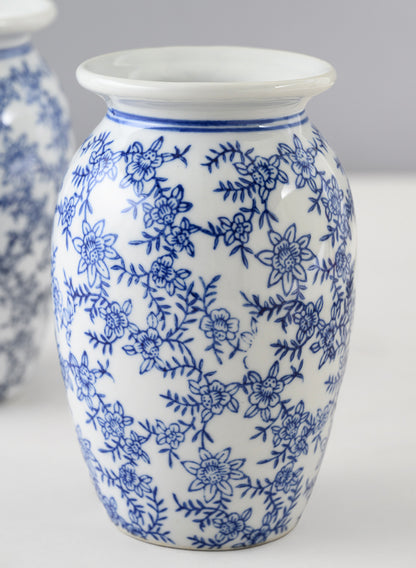 6in Tall Provence Ceramic Vase, Set of 2 Decor Jamali Garden