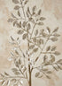 26in Long Champagne Glitter Leaf Spray Decor Jamali Garden