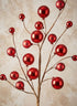 31in Long Red Ball Spray Decor Jamali Garden