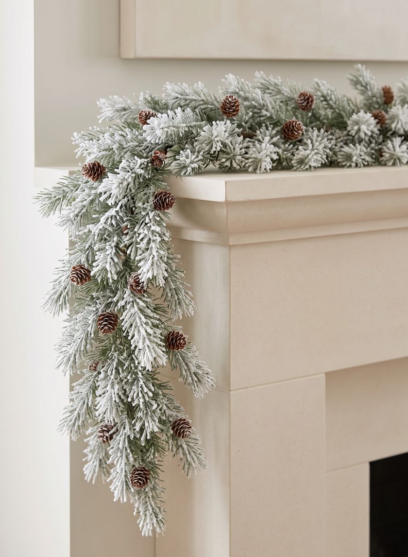 60in Long Pine Garland Decor Jamali Garden