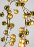 69in Long Gold Ball Garland Decor Jamali Garden