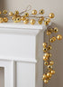 69in Long Gold Ball Garland Decor Jamali Garden