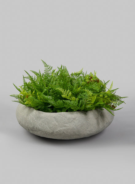 Shirak Poly-Stone Sand Beige Orchid Bowl – Jamali Garden