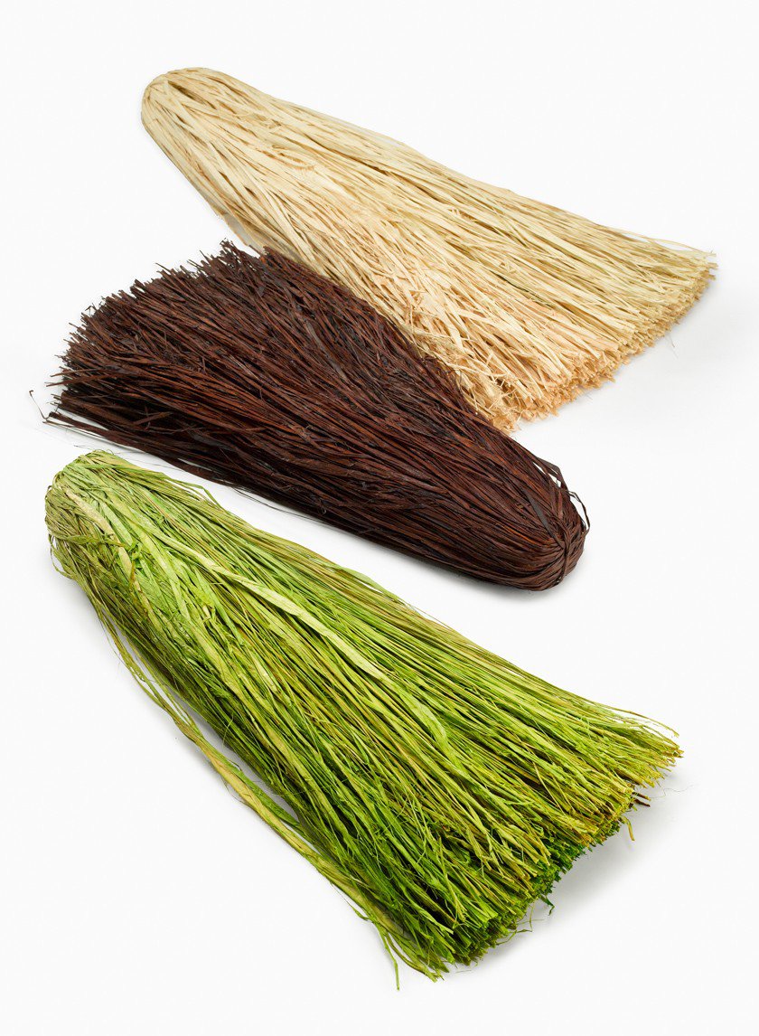 42in Precut Brown Green Natural Raffia Floral Supplies Wedding Party ...