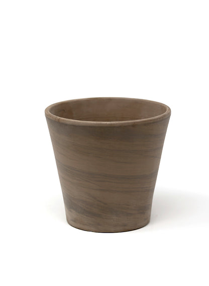 6in Tall Vaso Cono Duo Graphite Decor Jamali Garden