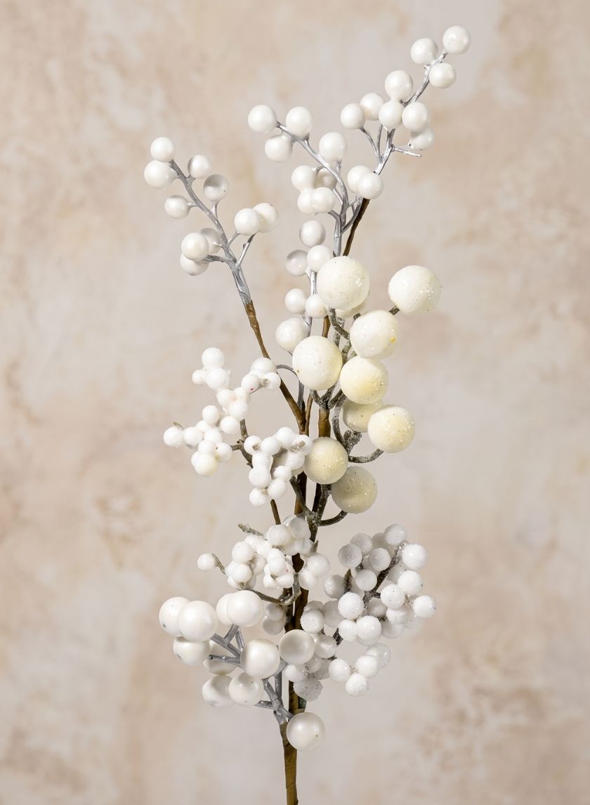 21in Long White Berry Pick, Case of 12