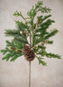 32in Long Festive Pine Pick, Case of 6 Decor Jamali Garden