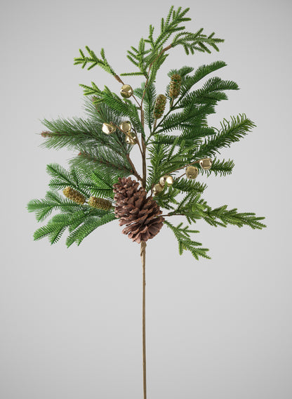 32in Long Festive Pine Pick, Case of 6 Decor Jamali Garden