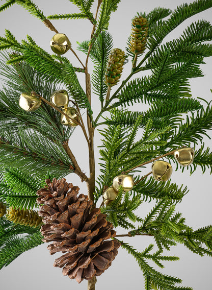 32in Long Festive Pine Pick, Case of 6 Decor Jamali Garden