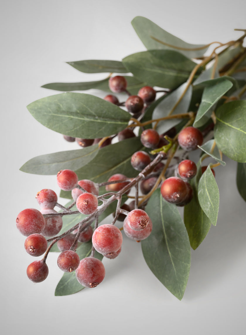 34in Long Evergreen Red Berry Pick, Case of 12 Decor Jamali Garden