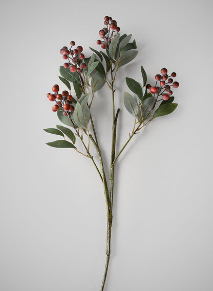 34in Long Evergreen Red Berry Pick, Case of 12 Decor Jamali Garden