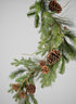58in Long Festive Pine Garland with Pinecone Assortment, Case of 4 Decor Jamali Garden