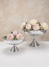 Pierrefort Lace Silver Oval Bowl Decor Jamali Garden