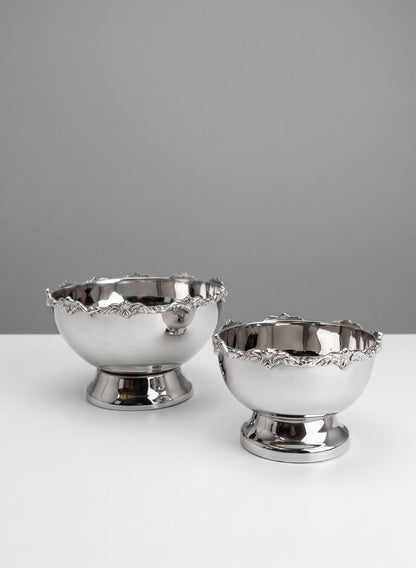 Pierrefort Lace Silver Mini Bowl Decor Jamali Garden