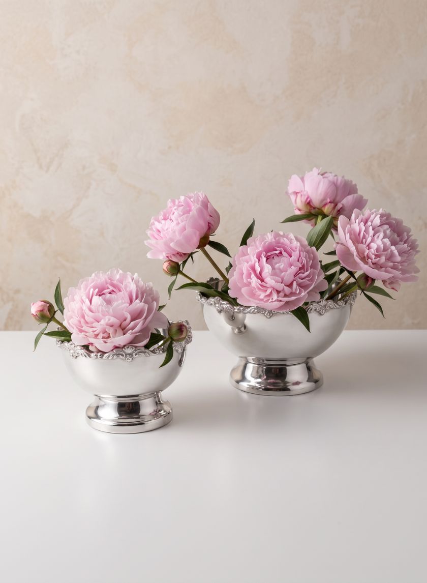 Pierrefort Lace Silver Mini Bowl Decor Jamali Garden