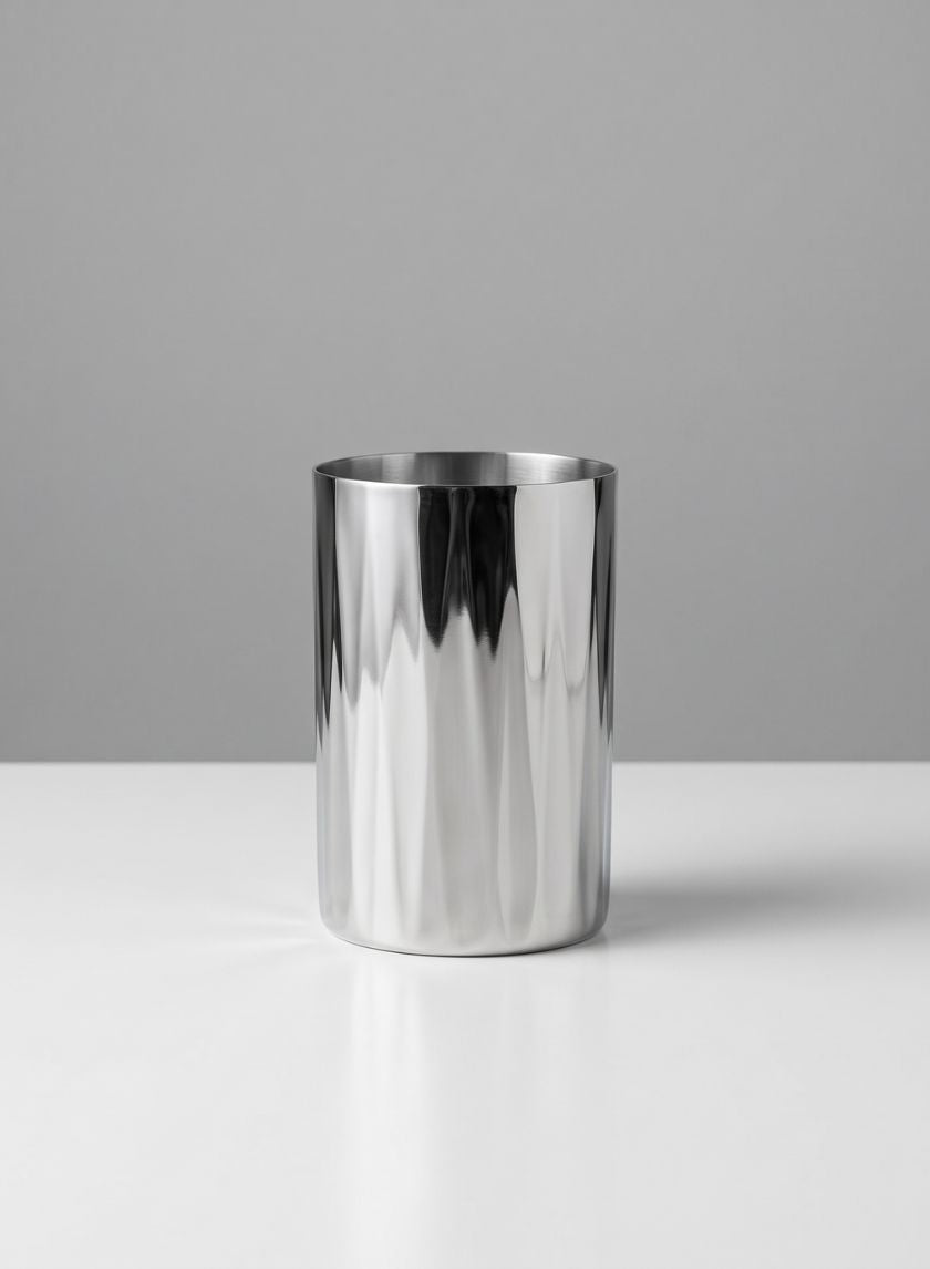 Rochemont Silver Mini Cylinder Vase Decor Jamali Garden