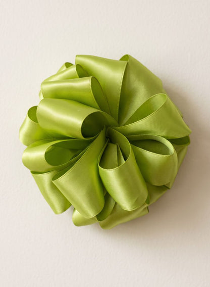 New Chartreuse Double Face Satin Ribbon Decor Jamali Garden
