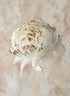 18in Long Glittered Gold Feather Opening Peony, Case of 6 Decor Jamali Garden