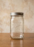 6.5in Tall of 1 Quart Ball Wide Mouth Mason Canning Glass Jar Decor Jamali Garden