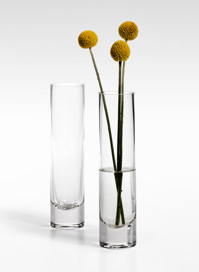 7.5 in Tall Glass Bud Vase