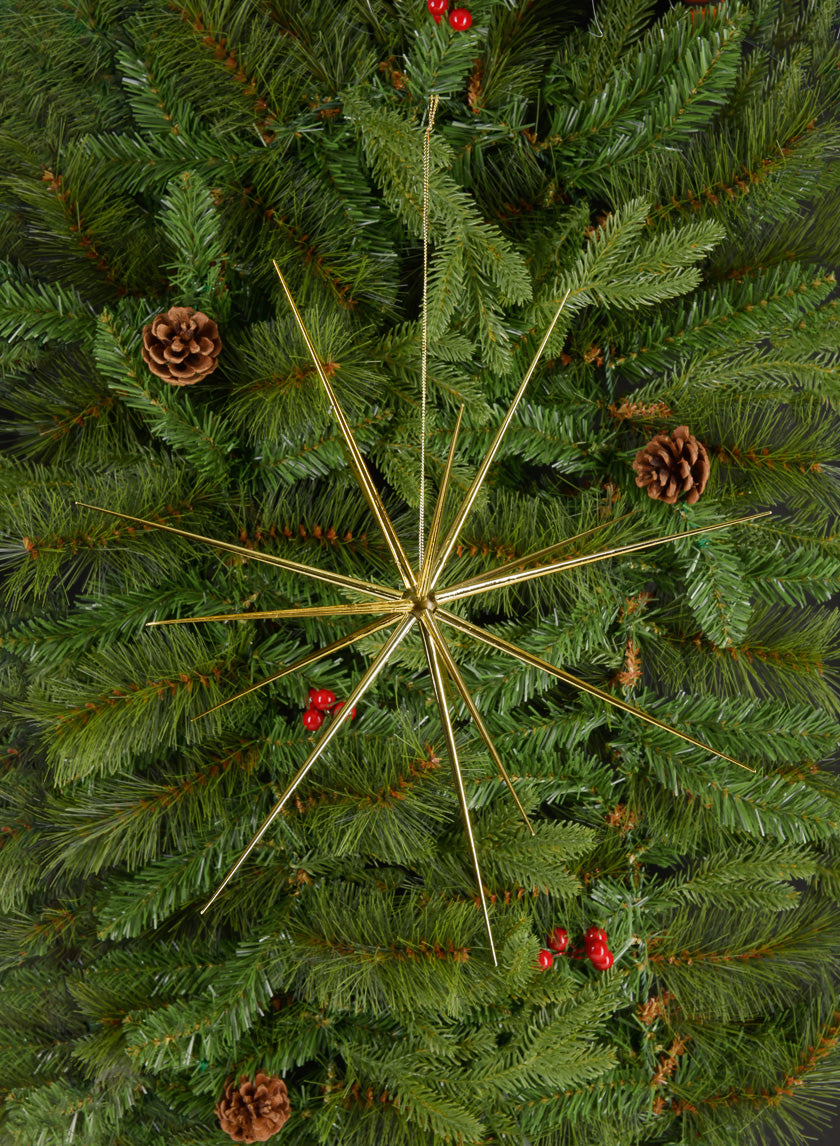 Gold Starburst Ornament