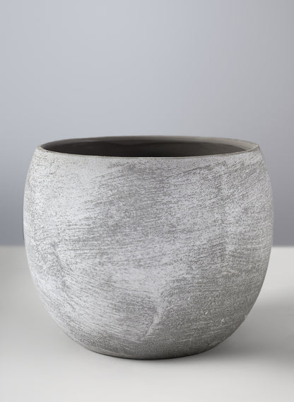 Iquitos Venetian Grey Ceramic Pot Decor Jamali Garden