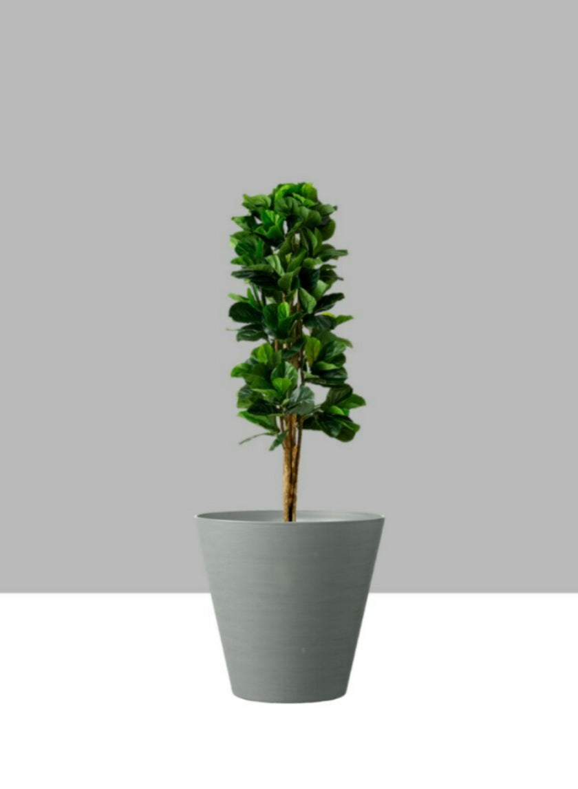 cone plant pots Jamali Garden | Cone Pots – Hyde Park Grey, 9.5in Tall