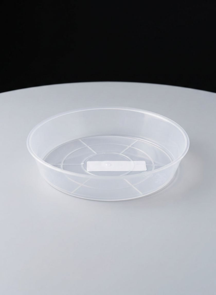 6 1/4in Transparent saucer