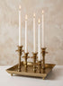 12.75in Long Gold Candlesticks Stand Decor Jamali Garden