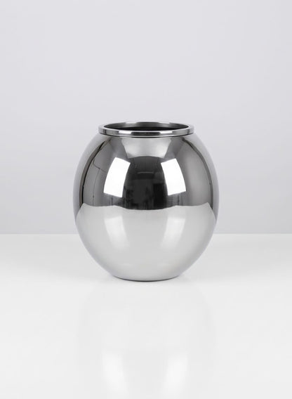 Krems Stainless Steel Fishbowl Vase Decor Jamali Garden
