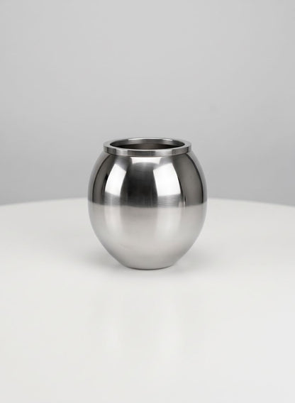 Krems Stainless Steel Fishbowl Vase Decor Jamali Garden