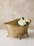 11.5in Wide Atelier Decorative Metal Mini Royal Bathtub Decor Jamali Garden
