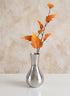 5 1/2in Tall Nickel Bud Vase Decor Jamali Garden