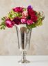 16in Tall Nickel Flower Vase Decor Jamali Garden