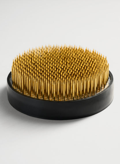 Round Floral Pin Frogs Decor Jamali Garden Silver/Brass 4in Round EACH