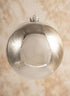 6in Round Shiny Silver Plastic Ornament Balls (150mm) Decor Jamali Garden