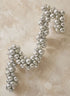 6ft Long Silver Mercury Glass Plastic Ball Garland Decor Jamali Garden