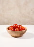 4.5in Wide Pedestal Teak Wood Bowl, Set of 4 Decor Jamali Garden