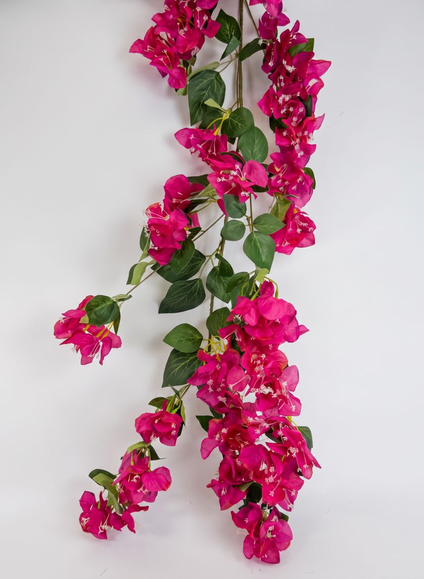 66in Long Fuchsia Climbing Bougainvillea Garland